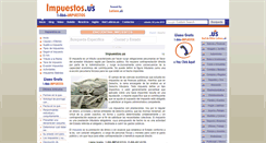 Desktop Screenshot of impuestos.us